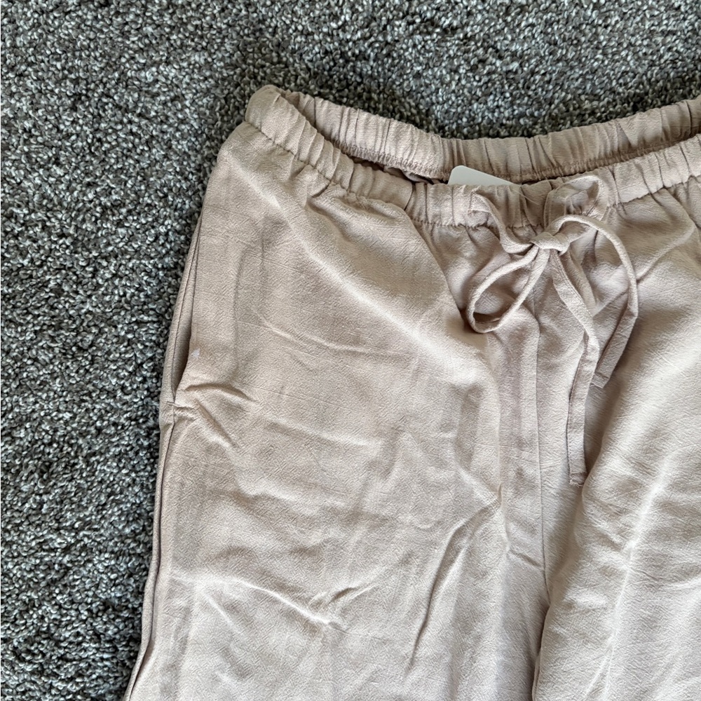 Beige Linen Pants - Picture 4 of 4